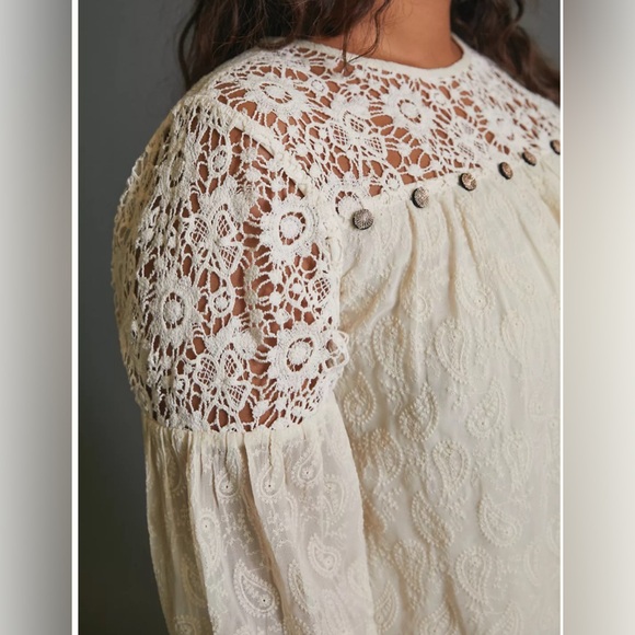 Anthropologie Josephine Lace Tunic Dress Medium - Picture 3 of 6